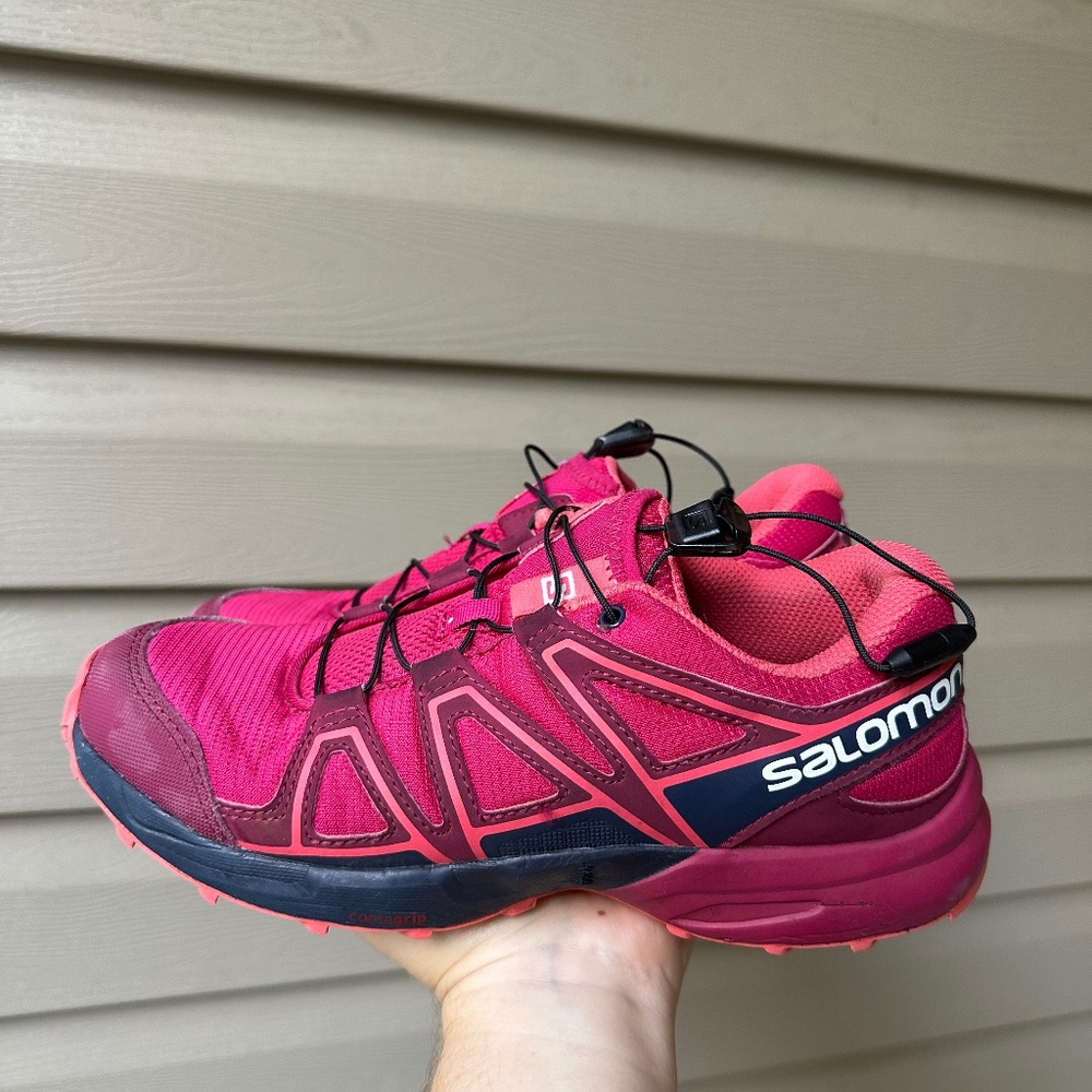 Pink Salomon speedcross  trainers